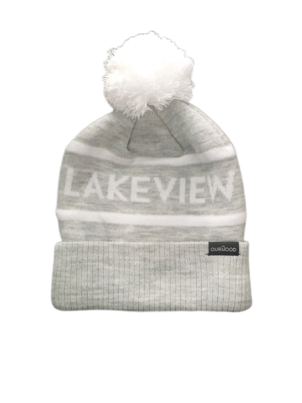 Lakeview Heather Grey Pom Toque