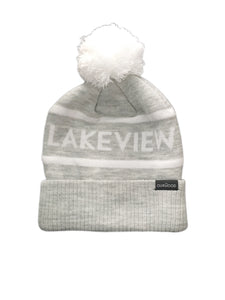 Lakeview Heather Grey Pom Toque