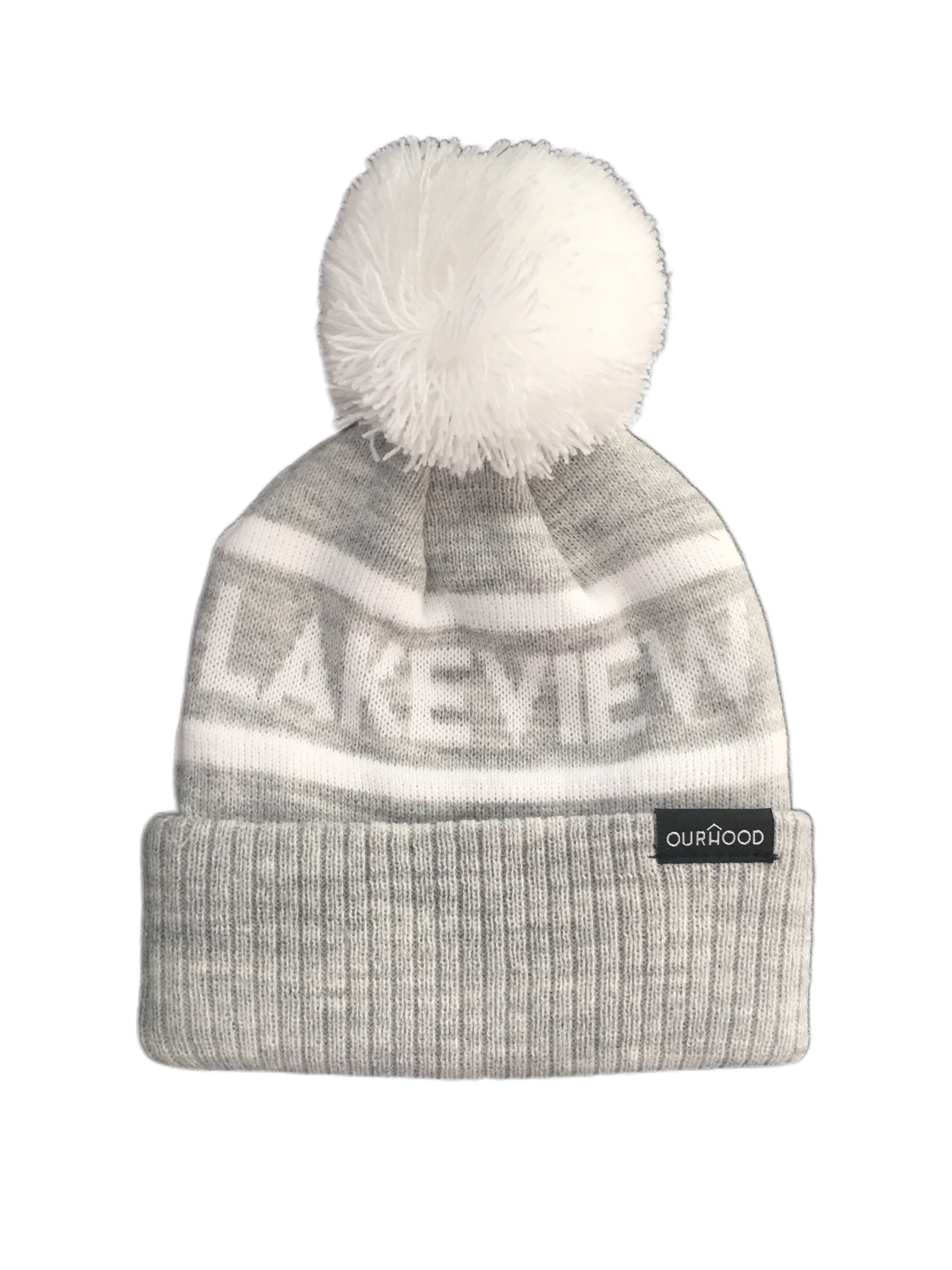 Lakeview Heather Grey Pom Toque